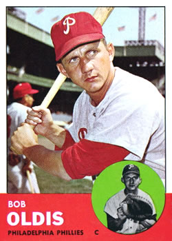 1963 Topps Baseball Cards      404     Bob Oldis